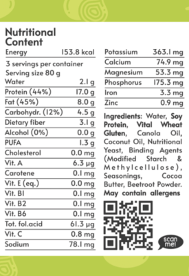 Kalytera Nutrition Fact (1)